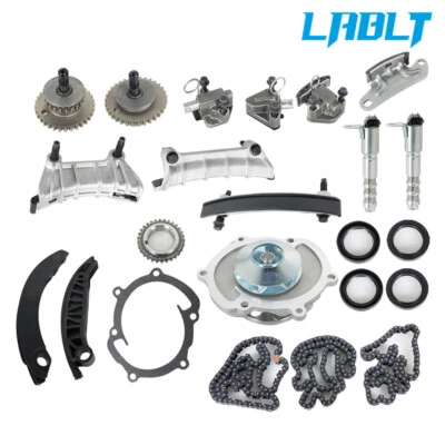 Kit de cadena de distribución LABLT bomba de agua solenoide VTC para Cadillac GMC Chevy 2007-2017 Foto 1 de 4