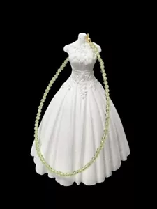 AAA ++ grüner Peridot facettiert rund 2-3 mm Edelstein Perlen schönes Armband 6-8 Zoll - Bild 1 von 9