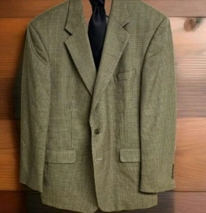 Brooks Brothers Herren 42R Blazer Jacke Hahnentritt Grün Mehrfarbig .... - Bild 1 von 10