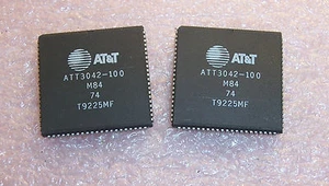 QTY (5) ATT3042-100M84 AT&T PLCC-84 CLEAN SOCKET PULLS REFURBISHED - Picture 1 of 2