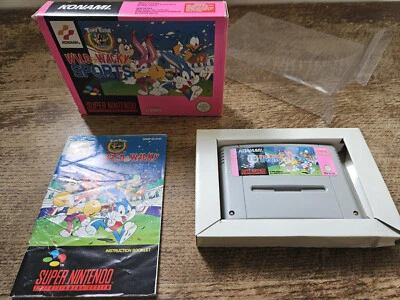 SNES SUPER NINTENDO - TINY TOONS WILD AND WACKY SPORTS #SPT EUR PAL CIB - Image 1 of 4