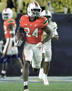 Miami Hurricanes/Los Angeles Rams Kamren Kinchens signiert 8x10 Foto COA-sicher... - Bild 1 von 8