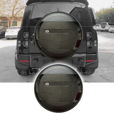 Meteorite Black ABS Spare Tire Cover Fits for Defender 90 110 130 2020-2025 - image 1 of 4