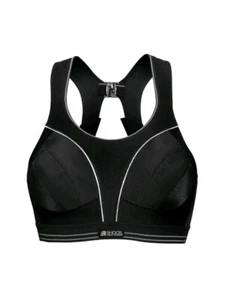 Shock Absorber Ultimate Run Womens Black Sports Bra size 32A - Picture 1 of 4