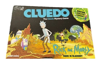 Rick and Morty Cluedo Mystery Family Board Game "Back In Blackout"  Poopybumhole - Image 1 of 4