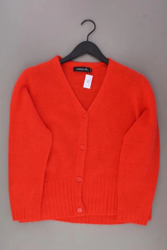 ✨ Passport Strickjacke Classic Cardigan für Damen Gr. 48, XXL Langarm orange ✨ - Bild 1 von 4