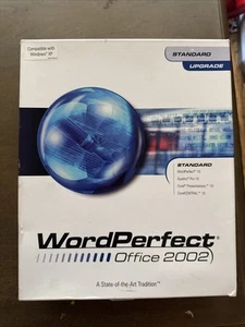 Corel WordPerfect Office 2002 With Serial Number - Complete in box - Zdjęcie 1 z 6