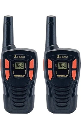 Cobra AM255 Pack of 2 Lightweight Walkie Talkies for Adults, up to 5 Km Range - Image 1 of 4