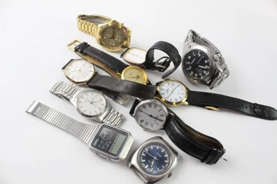 Mens Assorted Watches Tissot Citizen Quartz SPARES/REPAIRS x 10 - image 1 of 4