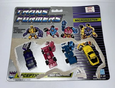 Transformers Micromasters Race Track Patrol G1 Complete 1990 Hasbro Barricade - Image 1 of 4