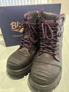 Blundstone Women’s BLACK Ankle Work Safety Boots 887 Size 6.5 RRP$200 - Picture 1 of 6