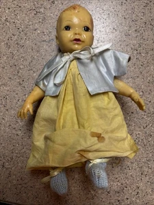 Vintage 1950er Baby Linda Puppe von Terri Lee Gummi 9,5 Zoll - Bild 1 von 8