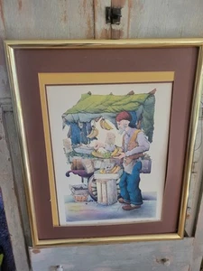 Seymour Rosenthal, The Fruitman, Lithograph, signed and numbered in pencil - Picture 1 of 9