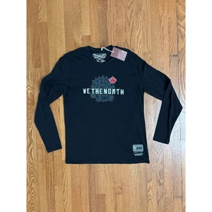 Toronto Raptors Mitchell & Ness Hardwood Classics Men's Black T-Shirt Size XL - Picture 1 of 6