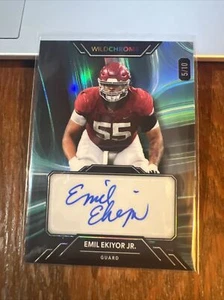 Emil Ekiyor Jr 2023 Wild Card WildChrome Rookie Autograph /10 Alabama Colts - Picture 1 of 7