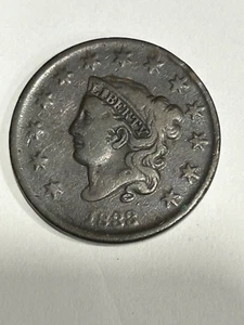 Testa di coronetta 1833 grande centesimo BELLA ORIGINALE - Foto 1 di 2