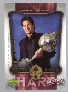 * 2006-07 Upper Deck MVP - Gotta Have Hart #HH04 - JOSE THEODORE (g) - Picture 1 of 2