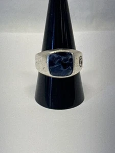 ANILLO SELLO DAVID YURMAN PIETERSITE S925 TALLA 10.5 (TDW038479) - Imagen 1 de 6