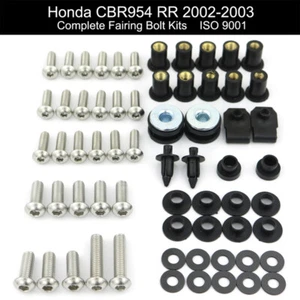Adatto per HONDA CBR954RR 2002-2003 CBR 954RR Kit bullone avvolgimento carenatura dado - Foto 1 di 12