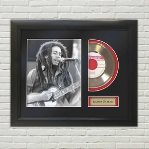 Bob Marley Legends of Music Gold Record Display - Picture 1 of 5