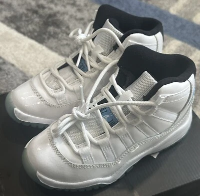 Air Jordan 11 Retro Legend Blue (PS) Size 11C (378039-117) DS OG ALL 2014 NEW - Image 1 of 4
