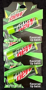 3er Pack Mountain Dew aromatisierter Lippenbalsam MTN DEW GESCHMACK SCHÖNHEIT CHAPSTICK MENGE 0,12oz SET - Bild 1 von 7