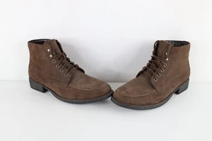 Vintage Eastland Herren Größe 13 D Wildleder Leder Knöchel Chukkas Chukka Stiefel Braun - Bild 1 von 9