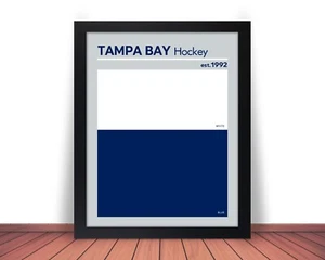 Tampa Bay Lightning vergleichbares Hockey Farbmuster Foto 8x10 11x14 16x20 (g) - Bild 1 von 14