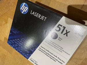 Genuine HP Q7551X 51X Black Toner for LaserJet printer M3027 M3035 in Sealed box - Picture 1 of 2