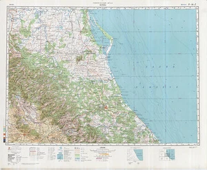 Russian Soviet Military Topographic Maps - PACHUCA (Mexico), 1:500K, ed.1987 - Picture 1 of 4