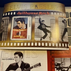 Mystic Stamps ~ Elvis Movie Collection JAIL HOUSE ROCK ~ World Stamps ~ MNH - Bild 1 von 4