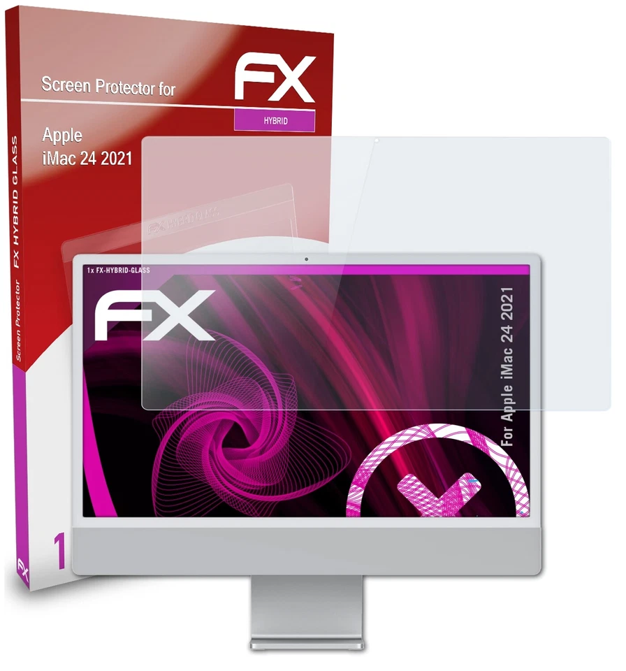 atFoliX Pellicola Vetro per Apple iMac 24 2021 9H Armatura di protezione - Immagine 1 di 4