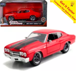 Fast & Furious Dom's 70' Chevy Chevelle SS 1:24 Diecast Model Car Jada NEW - Picture 1 of 8