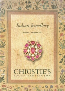 Zz Christie's Indian Jewellery Auction Catalogue Catalog 7 October 1997 gyuh - Imagen 1 de 8