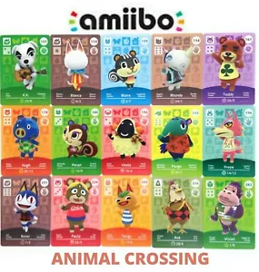 ANIMAL CROSSING AMIIBO CARDS NINTENDO 3DS SERIES 2 & 3 | 101-300 - Picture 1 of 167