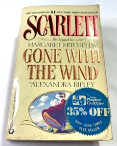 Scarlett The Sequel to Gone With The Wind by Alexandra Ripley 1992 Paperback - Picture 1 of 10