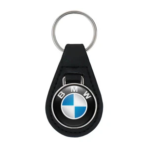 Leather Keychain BMW Premium Quality Key Holder Car Accessories - Picture 1 of 11