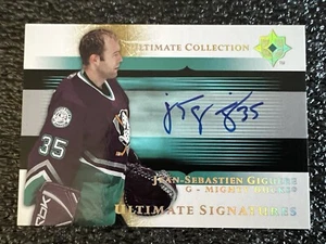 2005-06 UD Upper Deck Ultimate Collection J.S. Giguere Signatures Auto Card SP - Picture 1 of 4