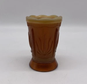 Joe St Clair Brown Glass Candle Holder - Picture 1 of 6