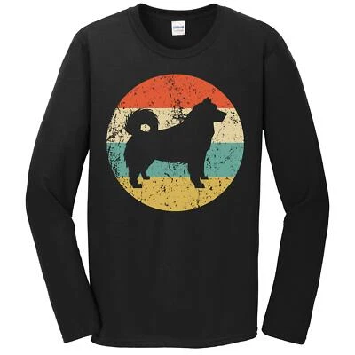 Alaskan Malamute Shirt - Retro Malamute Long Sleeve T-Shirt - Dog Breed Shirt - Image 1 of 2