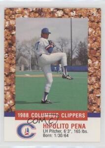 1988 Cracker Jack Columbus Clippers Police Hipolito Pena