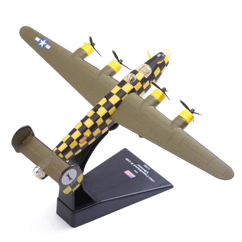 1:144 Scale Alloy Military Model B-24D Liberator Bomber Aircraft Model Plane Toy - Image 1 of 4