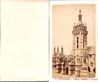 France, Bretagne, Finistère, Saint Thégonnec, Arc De Triomphe Et Église Vintage