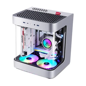 Segotep Slath MINI ITX Gaming Case with 2*120mm ARGB Fans GPU Vertically Mount - Picture 1 of 7