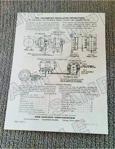 SUN Tachometer Installation Instructions; ST500, SST700, RC, SST, EB Transmitter - Picture 1 of 4