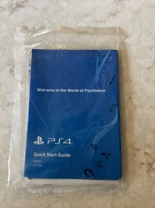 Sony PS4 Playstation 4 Guía de inicio rápido Manual del propietario NUEVO BOLSA SELLADA LEER - Imagen 1 de 2