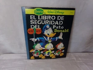 Donald Duck's Safety Book El Libro De Seguridad Del Pato Donald. Rare In Spanish - Picture 1 of 2