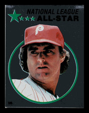 1982 Topps Stickers Steve Carlton HOF All-Star Foil Phillies #129 NM-MINT