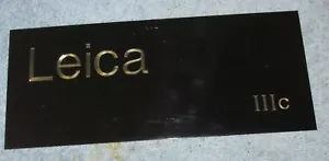 Vintage Original LEICA IIIC III C Camera Display Sign J0137 - Picture 1 of 12