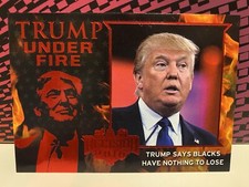 TRUMP UNDER FIRE Decision 2016 RED Ultra Rare TUF46 Blacks Have Nothing to Lose
